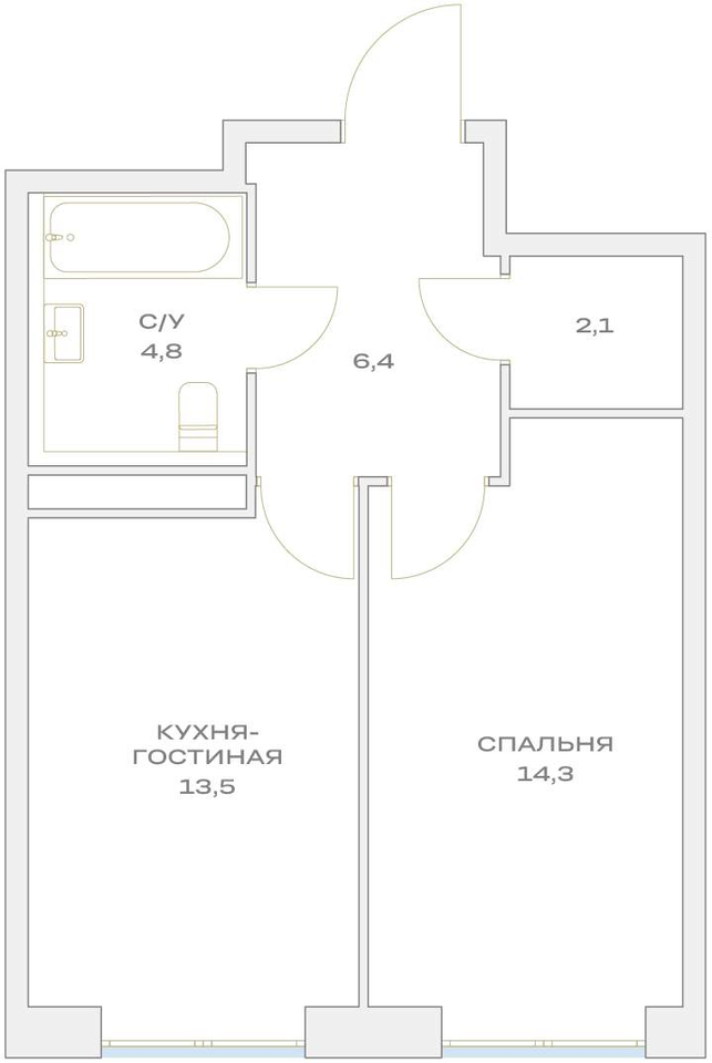 квартира г Москва п Филимонковское ул Харлампиева 32 Новомосковский, Филатов Луг фото 3