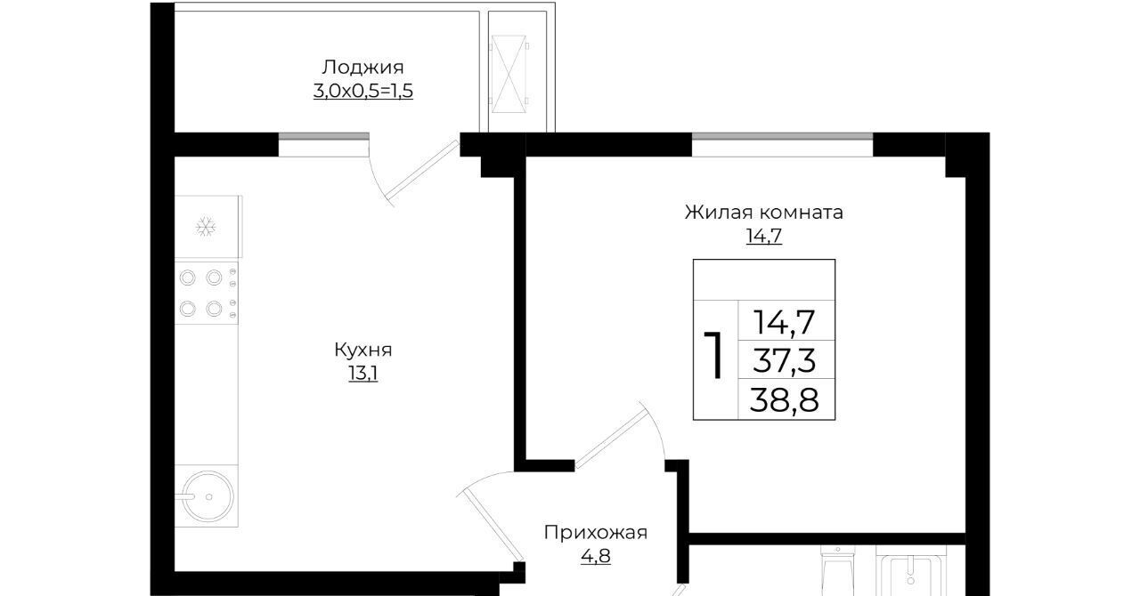 квартира г Краснодар р-н Прикубанский ЖК «Европа-Сити» 3 Европа Клубный Квартал 6 жилой комплекс фото 1