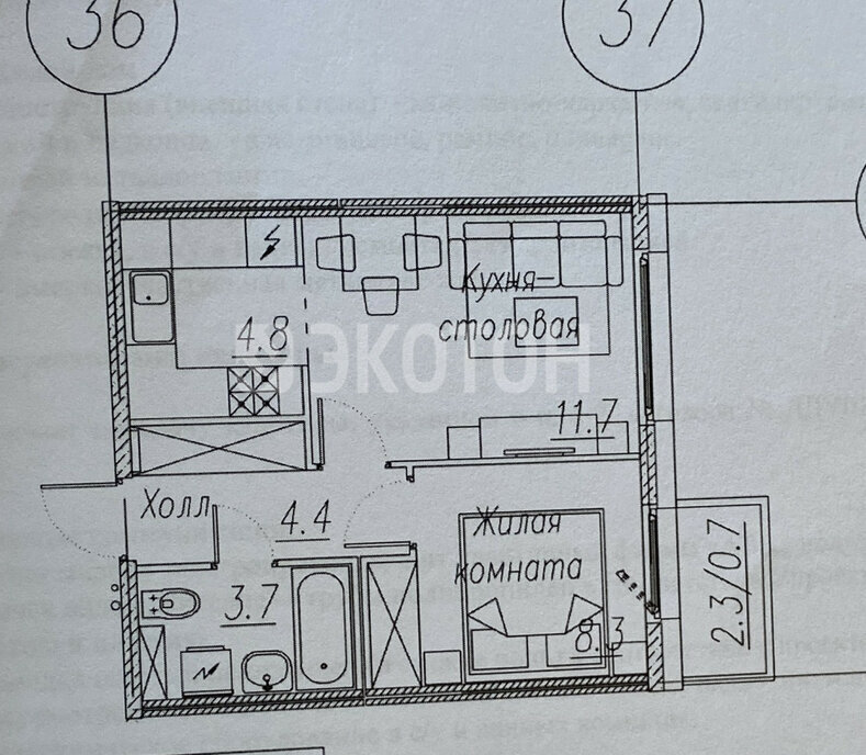 квартира г Санкт-Петербург ул Оптиков 34к/1 Беговая фото 4