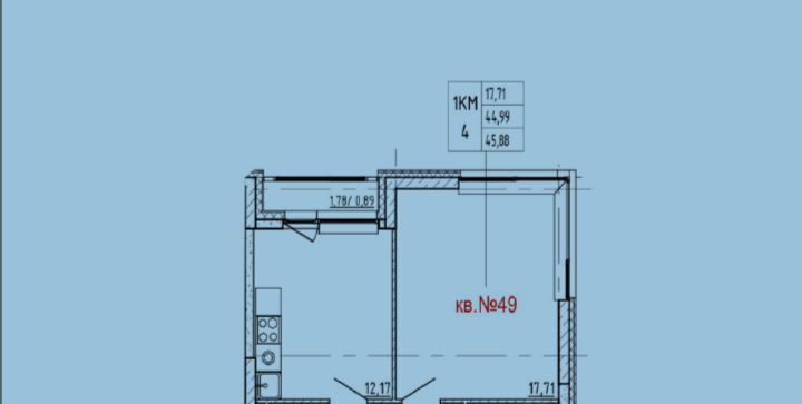 квартира г Москва метро Тушинская ЖК Алиа к 11 фото 24