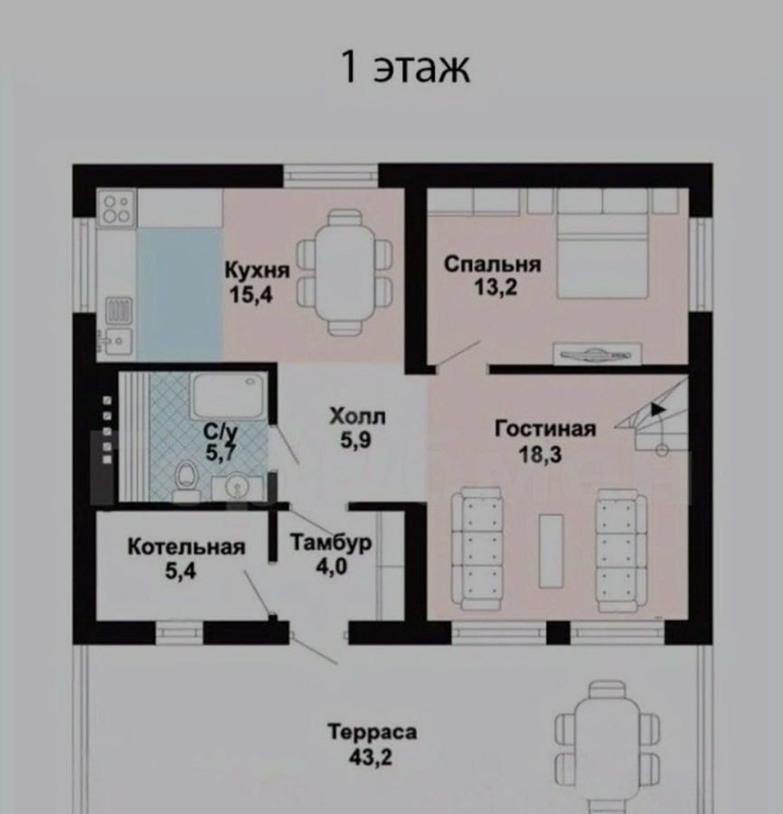 дом городской округ Домодедово д Шишкино 35 км, Растуновский административный округ, коттеджный пос. Шишкино Лэнд, Домодедово, Новокаширское шоссе фото 4