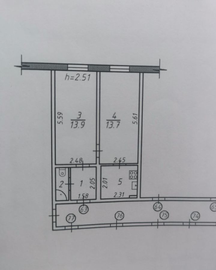 квартира г Иркутск р-н Ленинский ул Авиастроителей 28б/2 фото 14