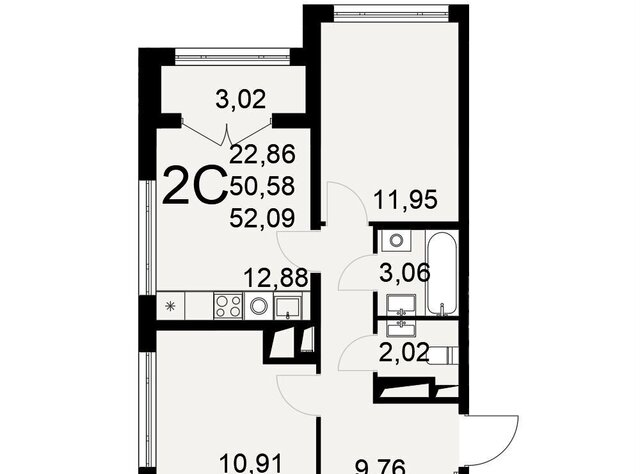 р-н Привокзальный дом 2 ЖК «Сегодня» секц. 1, стр. 73 фото