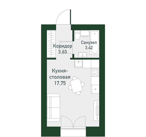 р-н Ленинский кв-л 45, стр. 1. 1 фото