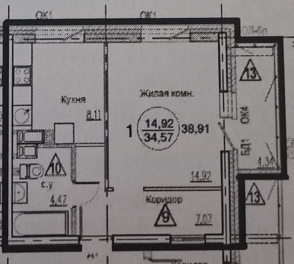 квартира г Волгоград р-н Краснооктябрьский ул им. Алехина 38а фото 27