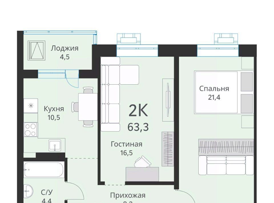 квартира г Новосибирск Заельцовская ул Объединения 28 фото 1