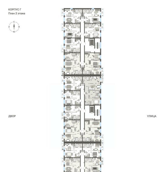 квартира г Пермь р-н Мотовилихинский б-р Гагарина 72 фото 3