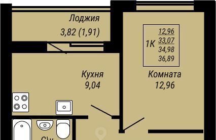 квартира г Иваново р-н Ленинский Юбилейный жилой комплекс фото 1