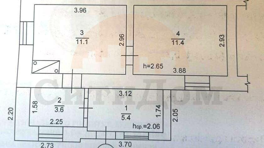 квартира р-н Сакский с Охотниково ул Советская 2 фото 9