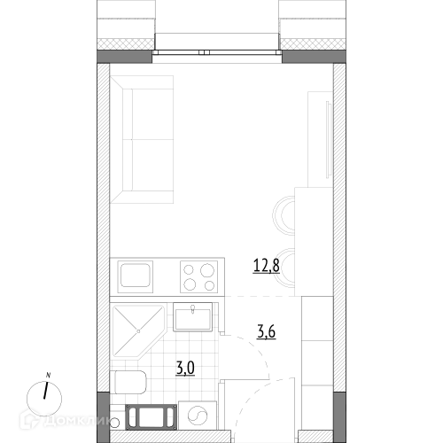 квартира г Зеленоград Зеленоградский административный округ, район Крюково фото 1