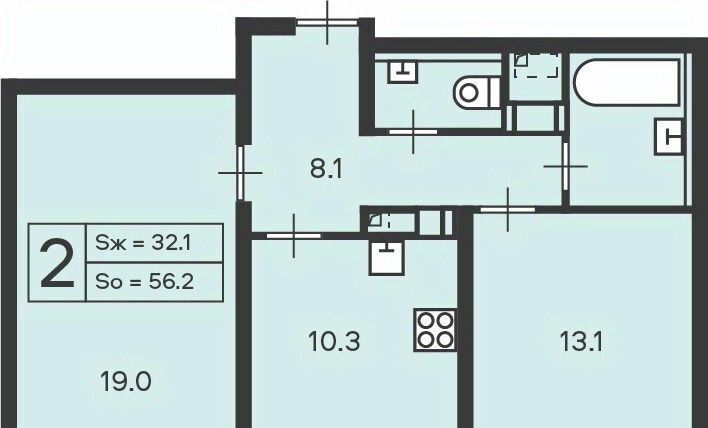 квартира г Москва метро Бабушкинская проезд Дежнёва 30к/3 фото 5