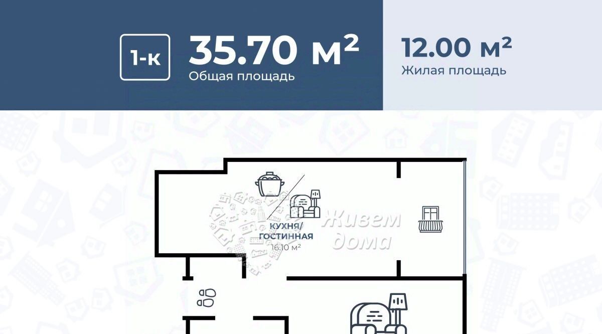 квартира г Волгоград р-н Советский ул им. Владимира Петровского 4а фото 2