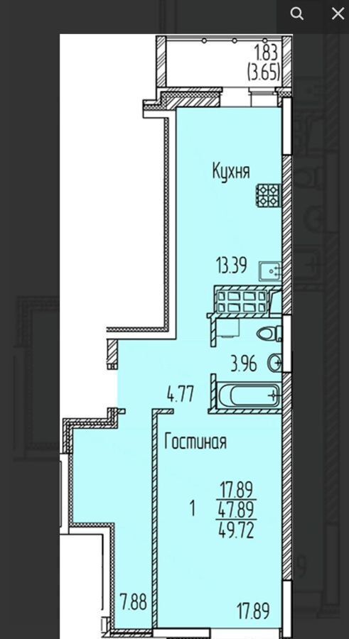 квартира г Казань Дубравная ул Рауиса Гареева 102к/1 фото 2