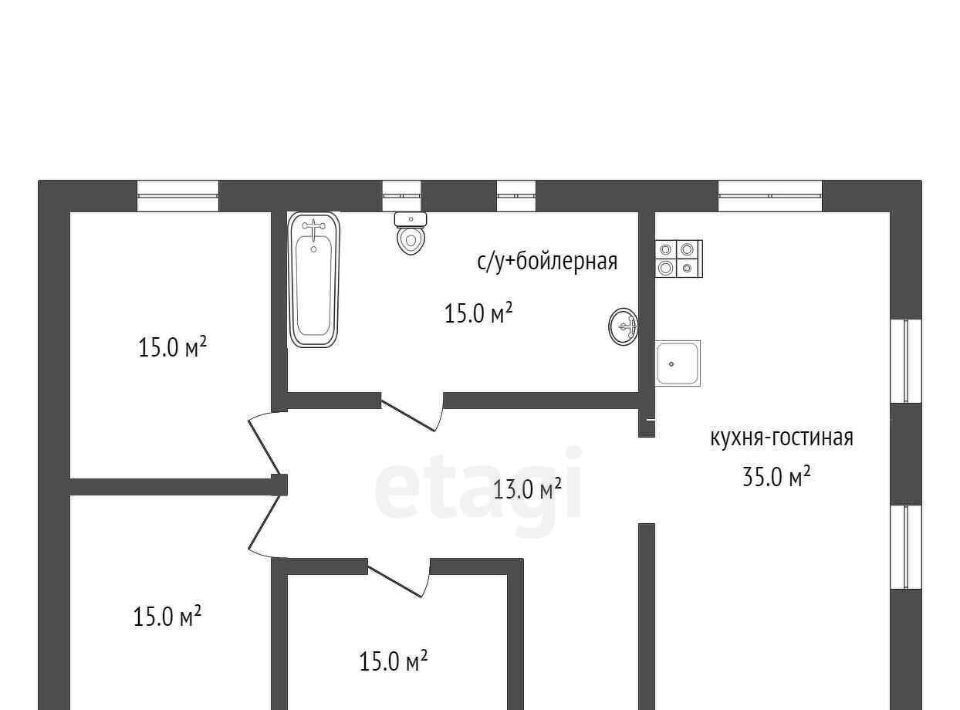 дом р-н Череповецкий д Хемалда ул Финская 4 Ирдоматское с/пос фото 2