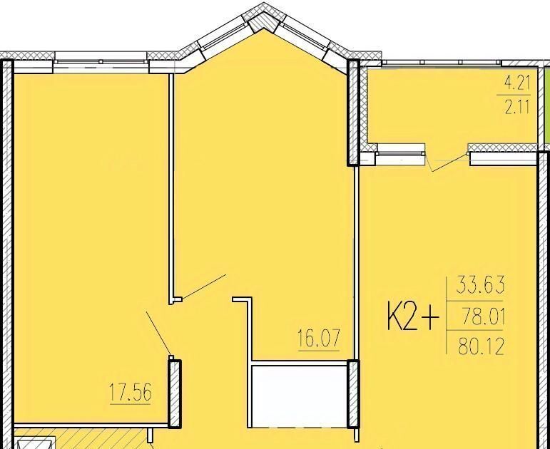 квартира г Пенза р-н Железнодорожный кордон Студёный ул Кордон Студеный 48 фото 1