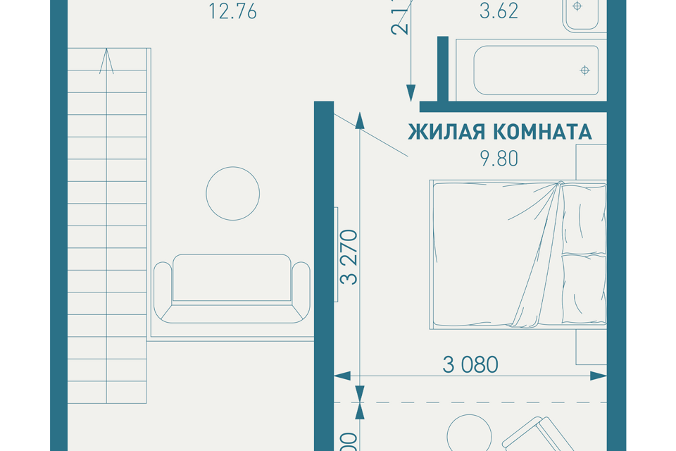 квартира г Краснодар п Березовый р-н Прикубанский Краснодар городской округ, Жилой комплекс Иначе в Молодёжном фото 2