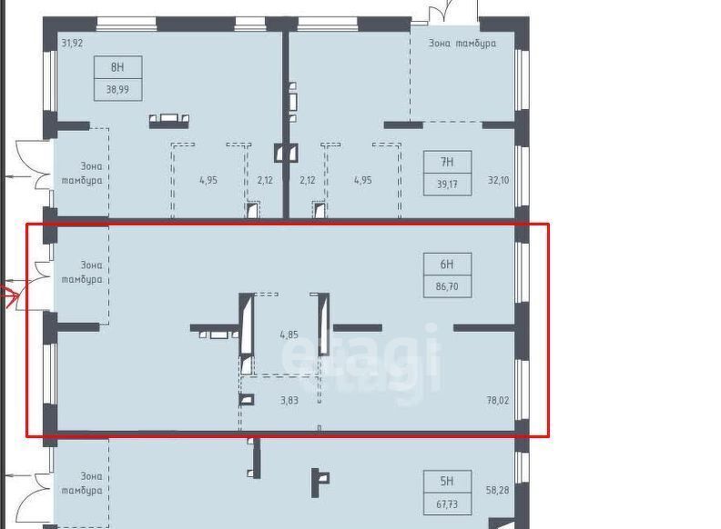 свободного назначения г Москва ТиНАО Новомосковский, ул. Красовского, 2к 3 фото 2