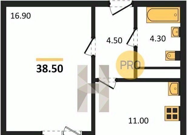 квартира г Воронеж р-н Центральный ул Шишкова 140б/6 фото 11