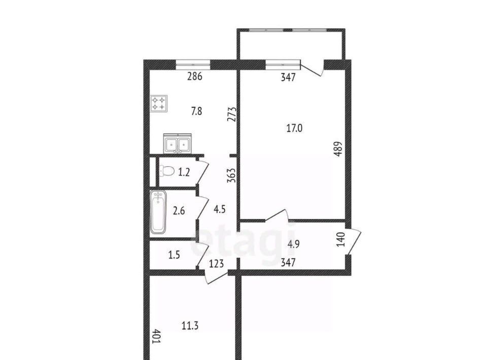 квартира г Калининград р-н Ленинградский ул Куприна 7 фото 32