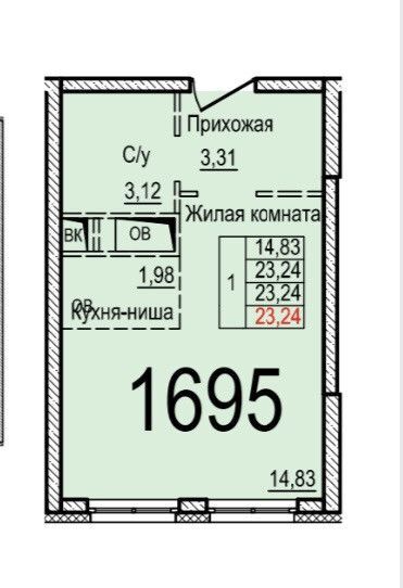 квартира г Балашиха ул Яганова 8 Балашиха городской округ фото 1