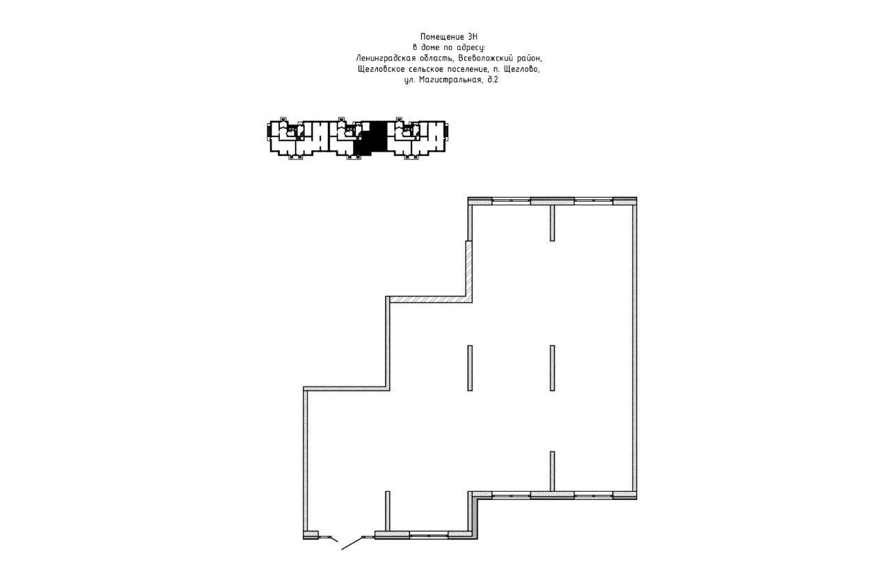 свободного назначения р-н Всеволожский п Щеглово ул Магистральная 2 Щегловское сельское поселение, Щеглово фото 3