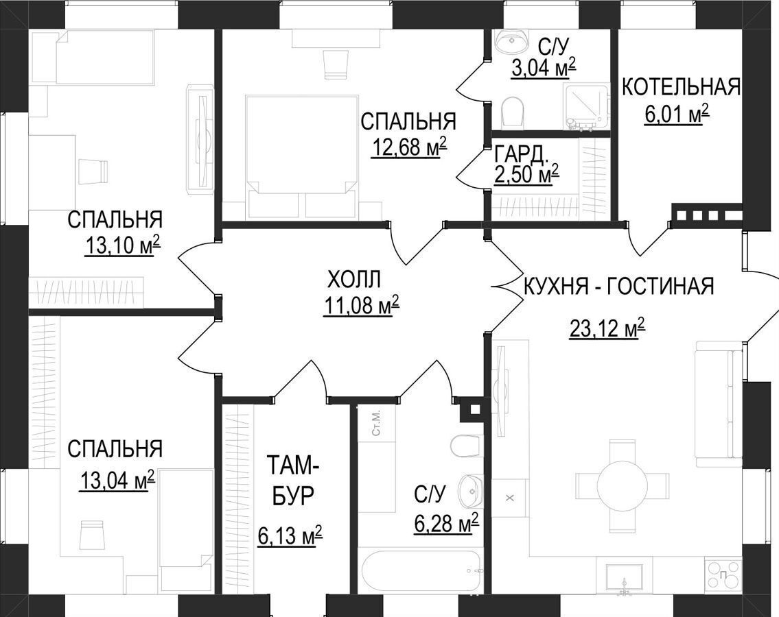 дом р-н Аксайский ст-ца Ольгинская ул 75 лет Победы 13 Ольгинское сельское поселение фото 7