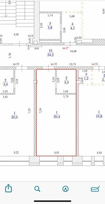 квартира г Ульяновск р-н Ленинский ул Ульяны Громовой 5/58 фото 9