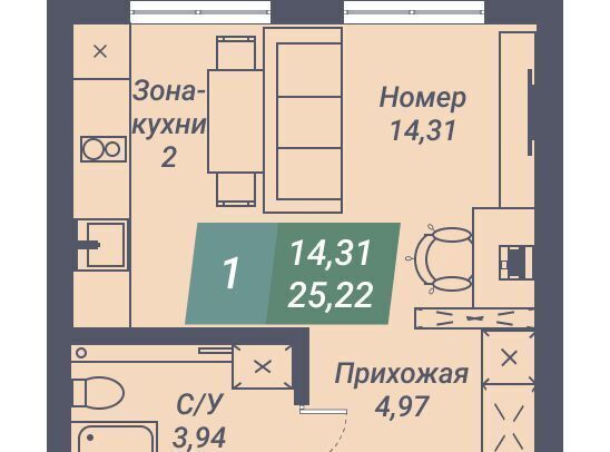 квартира г Новосибирск Заельцовская ул Даргомыжского 8д фото 1