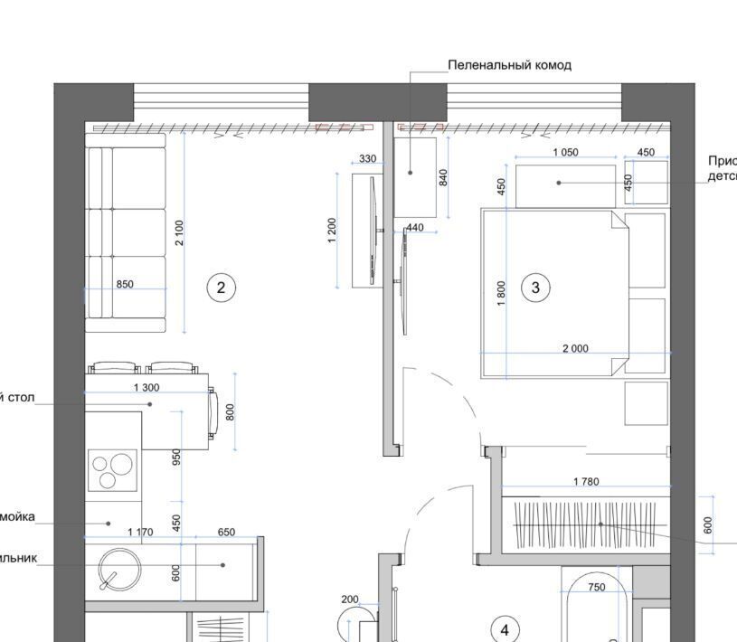 квартира г Москва метро Ховрино ул Дыбенко 7/1 фото 13