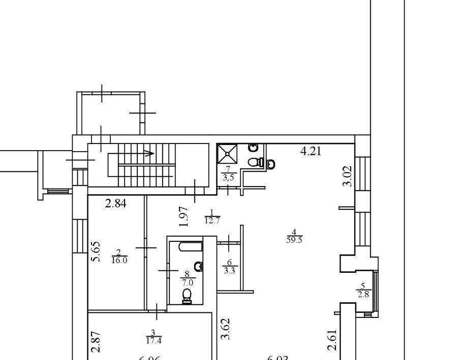 квартира г Томск р-н Кировский ул Кузнецова 15 фото 1