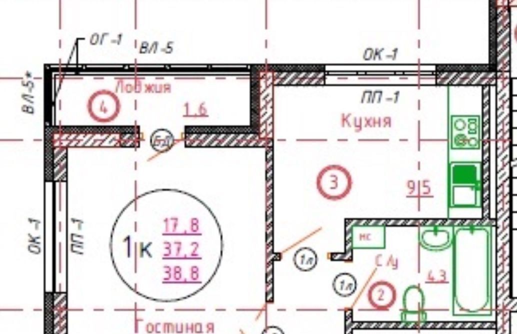 квартира г Октябрьский ул Клинова 9 фото 2