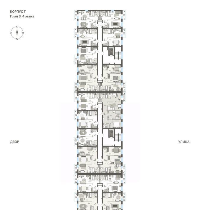 квартира г Пермь р-н Мотовилихинский б-р Гагарина 72 фото 2