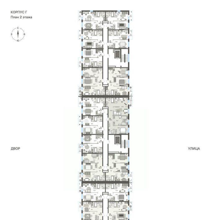 квартира г Пермь р-н Мотовилихинский б-р Гагарина 72 фото 2