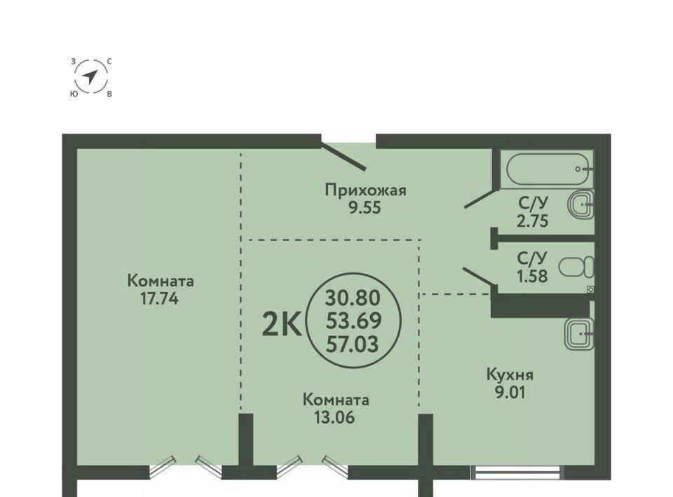 квартира р-н Новосибирский с Верх-Тула ул Луговая 19ас Площадь Маркса фото 1