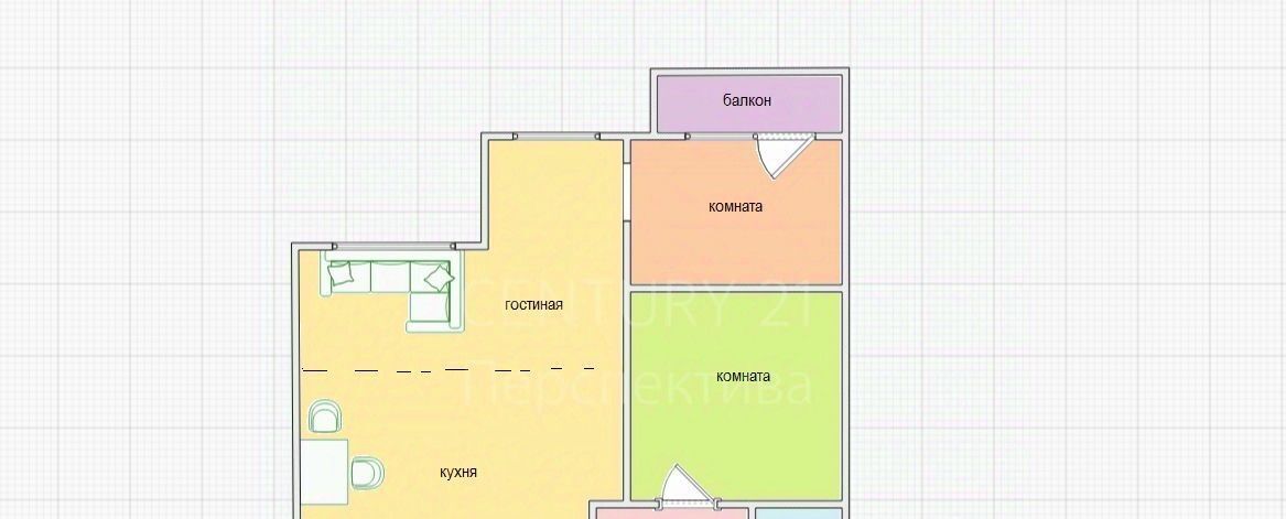 квартира городской округ Люберцы д Мотяково Некрасовка, 65к 46 фото 2