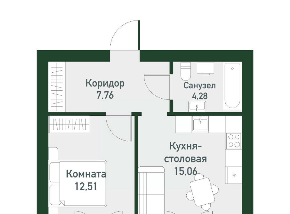 квартира г Екатеринбург Чкаловская Твоя Привилегия жилой комплекс фото 1