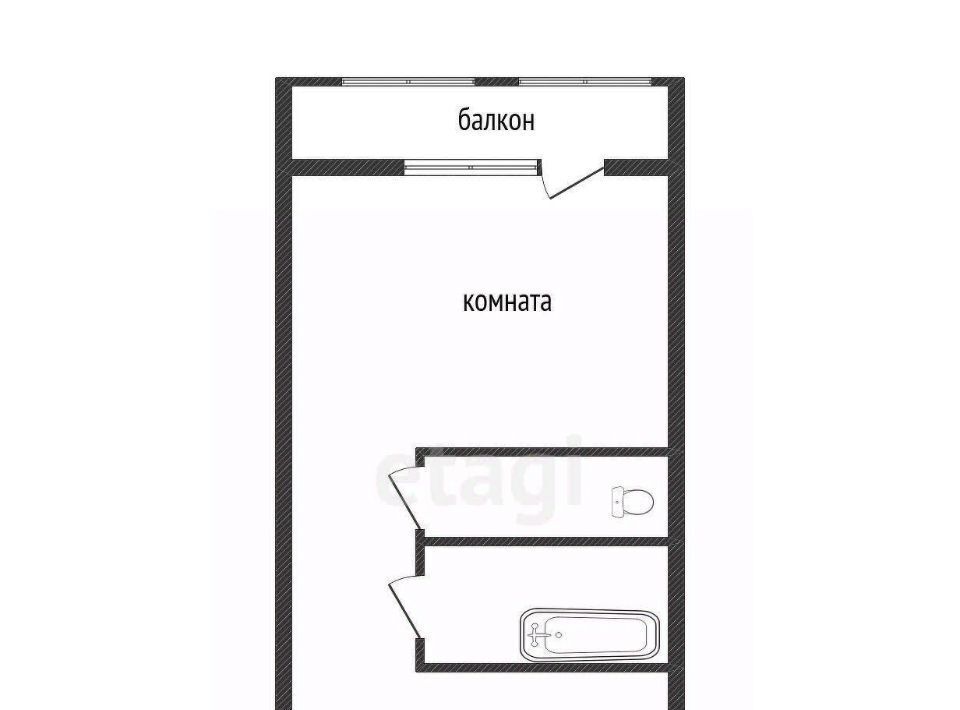 квартира г Кострома ул Самоковская 3 фото 14