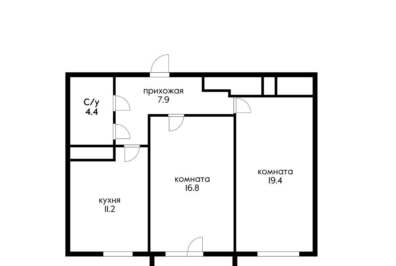 квартира г Краснодар р-н Карасунский ул им. Валерия Гассия 4/7к 1 фото 18