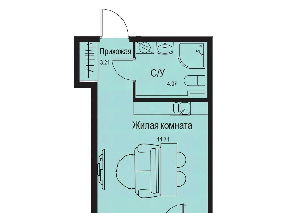 квартира р-н Всеволожский д Новосергиевка Заневское городское поселение, Улица Дыбенко фото 1