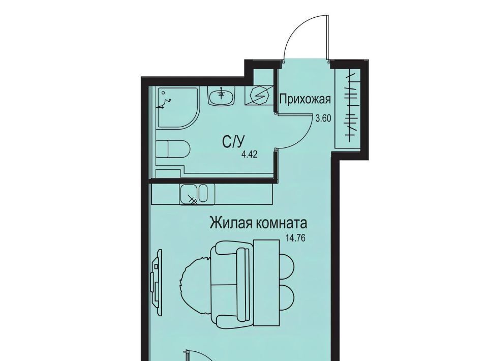 квартира р-н Всеволожский д Новосергиевка Заневское городское поселение, Улица Дыбенко фото 1