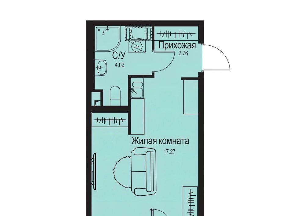 квартира р-н Всеволожский д Новосергиевка Заневское городское поселение, Улица Дыбенко фото 1