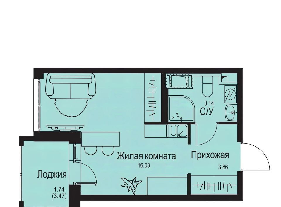 квартира р-н Всеволожский д Новосергиевка Заневское городское поселение, Улица Дыбенко фото 1