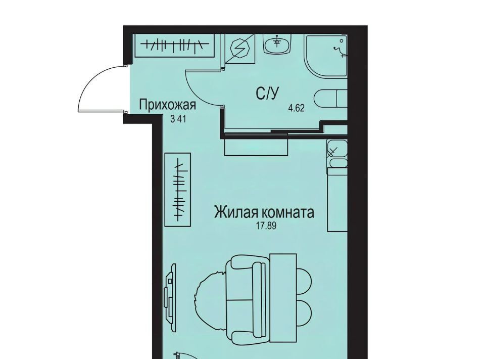 квартира р-н Всеволожский д Новосергиевка Заневское городское поселение, Улица Дыбенко фото 1