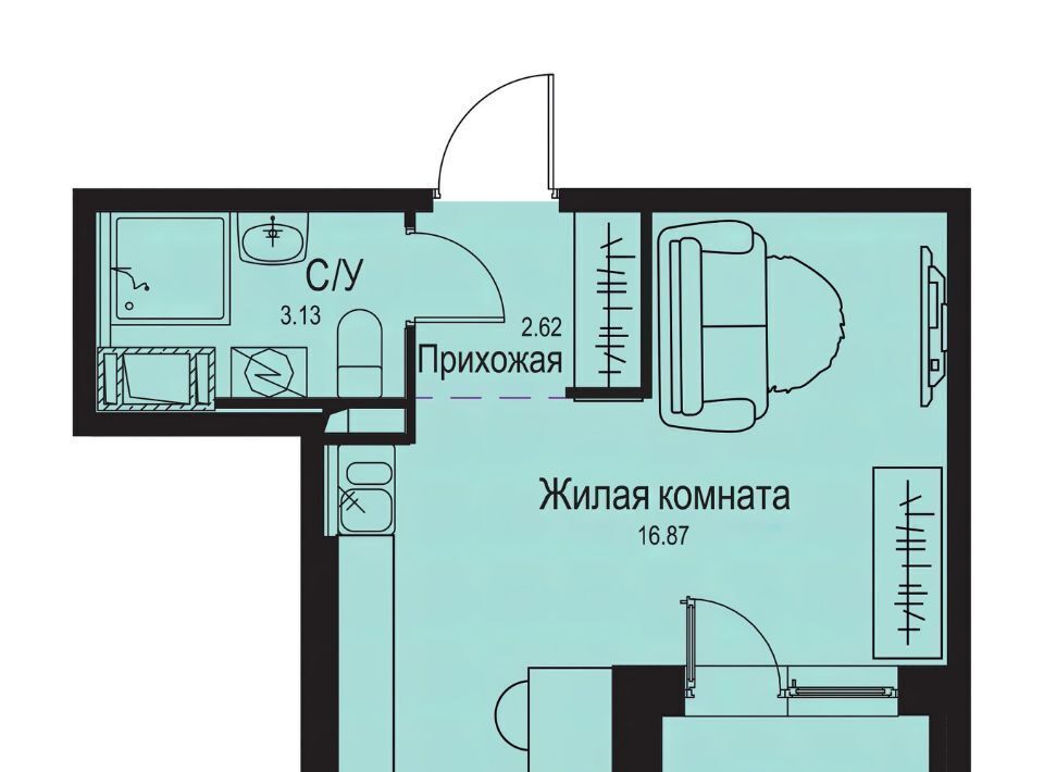 квартира р-н Всеволожский д Новосергиевка Заневское городское поселение, Улица Дыбенко фото 1