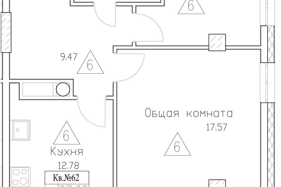 квартира г Якутск городской округ Якутск, Сооружение фото 1