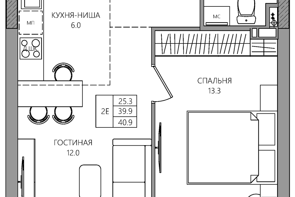 квартира г Пермь р-н Индустриальный городской округ Пермь, Капитана Гастелло, 15 фото 1