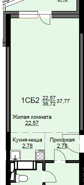 квартира г Щёлково микрорайон Соболевка, к 8, Щёлково городской округ фото 1