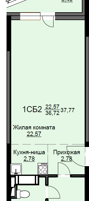 квартира г Щёлково микрорайон Соболевка, к 8, Щёлково городской округ фото 1