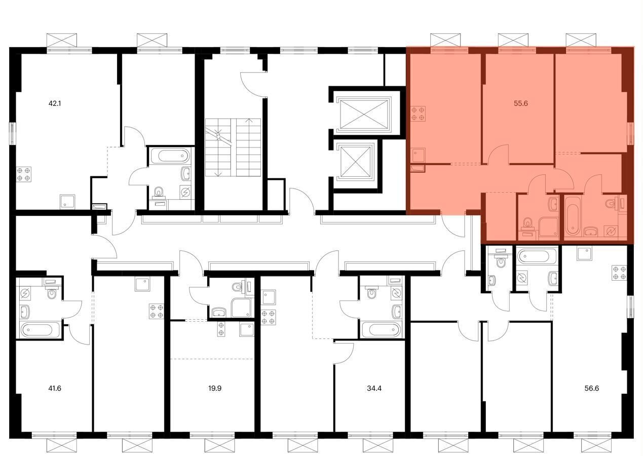 квартира г Москва метро Улица Скобелевская ЖК Никольские Луга 3/2 фото 2