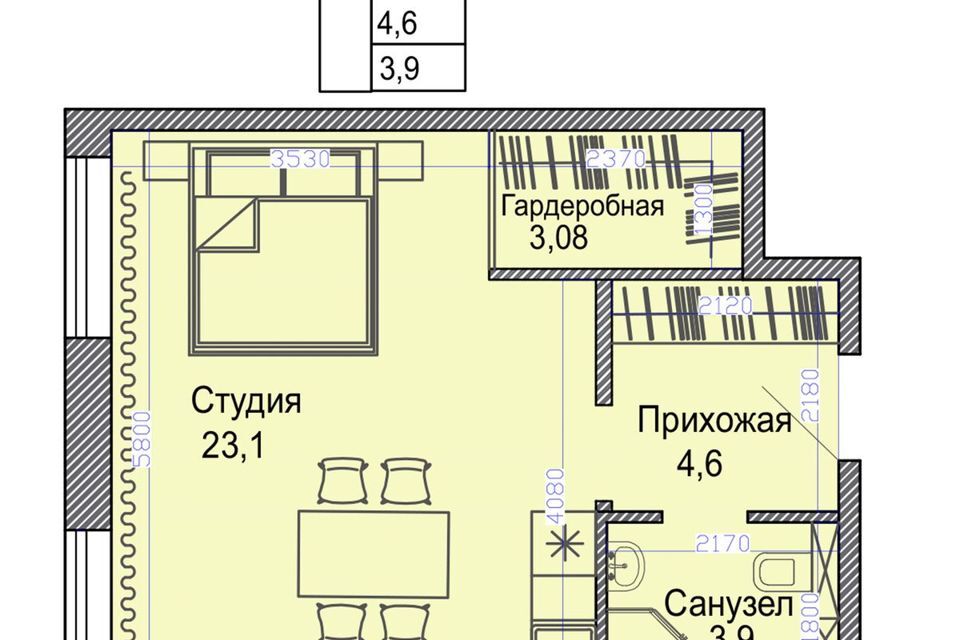 квартира г Владивосток р-н Первореченский Владивостокский городской округ, Первореченский район фото 2